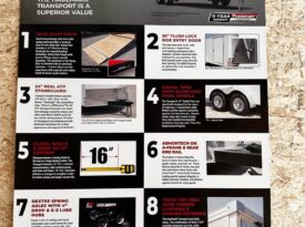 2024 Haulmark Transport 8.5×16 Phantom Trim Cargo Enclosed Trailer