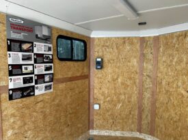 2025 Haulmark 7×14 V-nose Rear Ramp Door Enclosed Insulated Contractor Trailer