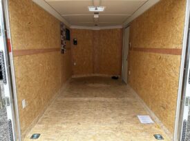 2025 Haulmark 7×14 V-nose Rear Ramp Door Enclosed Insulated Contractor Trailer