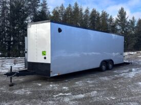 2025 Haulmark HEAT 8.5×24’ race car trailer extra tall 7.6′ finished interior, cabinets, electric