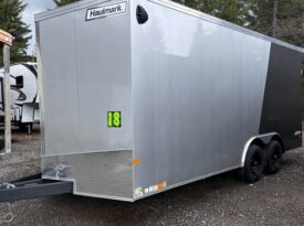 2025 Haulmark 8.5×18 plus v-nose enclosed cargo trailer sxs utv atv, extra tall 7’6”