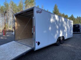 2025 Alcom 8.5×24 All Aluminum Enclosed Car Cargo Trailer
