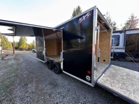 2026 Alcom 8.5×20 Car Trailer | Aluminum | Gullwing Door | 5.2k Axles
