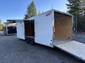 2025 Alcom 8.5×24 All Aluminum Enclosed Car Cargo Trailer