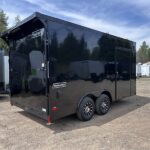 For sale 2025 Haulmark 8.5x16 extra tall 7.6’ sxs atv blackout enclosed trailer