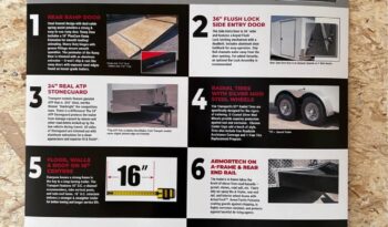 2025 Haulmark 7×16 Contractor Trailer | 7′ Interior | 30amp | Barn Doors |
