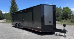 2026 Diamond Cargo 8.5×28 Car Trailer | Full Bath | Cabinets | AC | Awning | 50amp