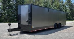 2026 Diamond Cargo 8.5×28 Car Trailer | Full Bath | Cabinets | AC | Awning | 50amp