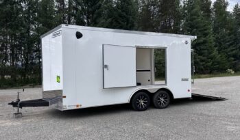 2025 Haulmark 8.5×16 Slant Front, Escape door, Etracks, 90in Height