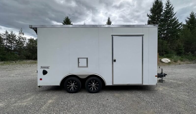 
								2025 Haulmark 8.5×16 Slant Front, Escape door, Etracks, 90in Height full									