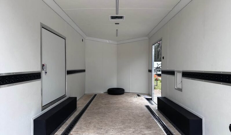 
								2025 Haulmark 8.5×16 Slant Front, Escape door, Etracks, 90in Height full									