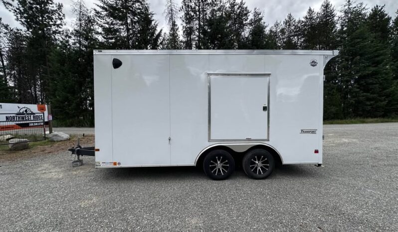 
								2025 Haulmark 8.5×16 Slant Front, Escape door, Etracks, 90in Height full									