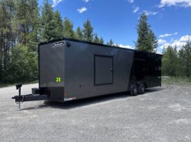 2025 Haulmark 8.5×28 7’6″ tall trailer w/ 2x escape doors, backup camera, battery