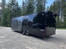 2025 Haulmark 8.5×28 7’6″ tall trailer w/ 2x escape doors, backup camera, battery
