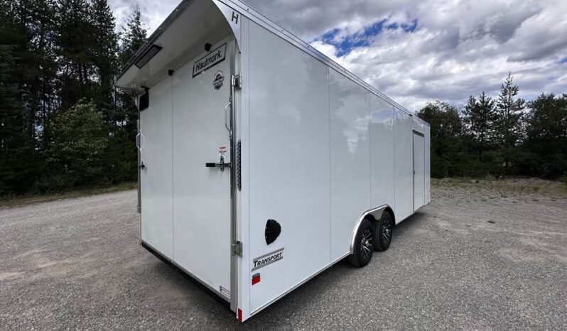 2026 Haulmark Transport 8.5×24 Enclosed Cargo Trailer (Polar White)