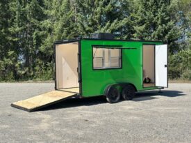 2025 Diamond Cargo 7×16 Vending / Concession / Food Trailer – A/C, Power, Finished Interior!