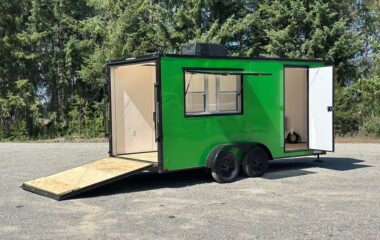 🔥 Trailer for Sale: Custom 7x16 Vending / Concession / Food Trailer – A/C, Power, Finished Interior!