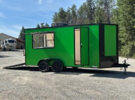 2025 Diamond Cargo 7×16 Vending / Concession / Food Trailer – A/C, Power, Finished Interior!