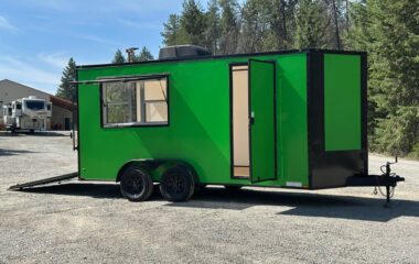 🔥 Trailer for Sale: Custom 7x16 Vending / Concession / Food Trailer – A/C, Power, Finished Interior!