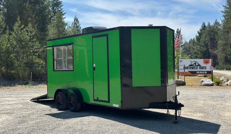 
								2025 Diamond Cargo 7×16 Vending / Concession / Food Trailer – A/C, Power, Finished Interior! full									