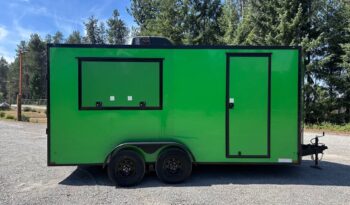 
										2025 Diamond Cargo 7×16 Vending / Concession / Food Trailer – A/C, Power, Finished Interior! full									