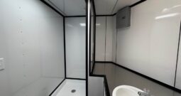 2026 Diamond Cargo 8.5×28 Car Trailer | Full Bath | Cabinets | AC | Awning | 50amp