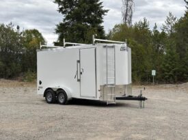 2026 Haulmark 7×14 Contractor Trailer – Roof Racks, 30Amp Power, Tall Interior!