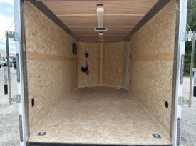2026 Haulmark 7×14 Contractor Trailer – Roof Racks, 30Amp Power, Tall Interior!