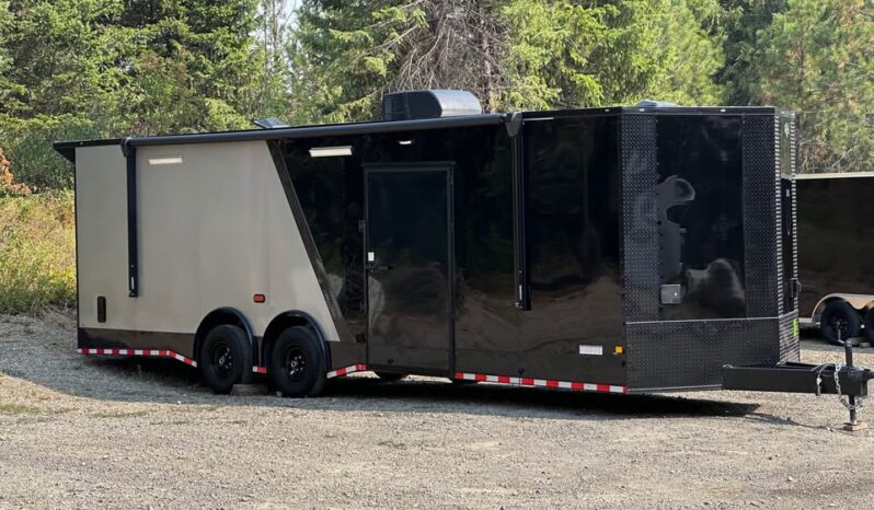 2026 Diamond Cargo 8.5×28 Car Trailer | Full Bath | Cabinets | AC | Awning | 50amp