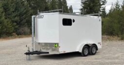 2026 Haulmark 7×14 Contractor Trailer | Roof Racks | 30amp | 7′ H | Stabilizer Jacks