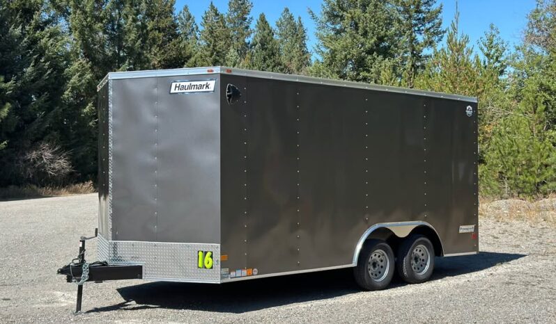 Trailer for Sale – 2026 Haulmark Passport 8.5x16 V-Nose Enclosed Cargo Contractor Trailer – Extra Tall 7’ Interior!