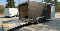 2026 Haulmark 8.5×16 ATV Trailer | 7′ Tall | Beavertail | 16” OC Roof