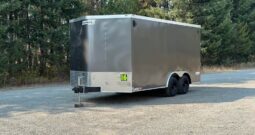 2026 Haulmark 8.5×16 ATV Trailer | 7′ Tall | Beavertail | 16” OC Roof