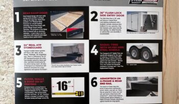 
										2026 Haulmark 8.5×20 ATV SXS Cargo Trailer 7′ Tall full									