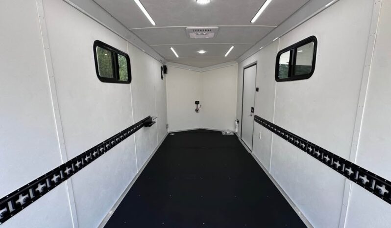 
								2026 Haulmark Nomad 7×16 V-Nose Camper/Toy Hauler Hybrid Trailer full									