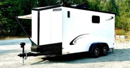 2026 Haulmark NOMAD 7×16 Hybrid Trailer | A/C | Solar | Awning | Finished Interior
