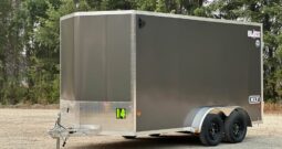 2026 Alcom NXT 7×14 Barn Doors 7’ Tall Aluminum Contractor Trailer