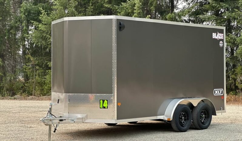 2026 Alcom NXT 7×14 Barn Doors 7’ Tall Aluminum Contractor Trailer
