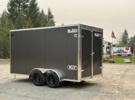 2026 Alcom NXT 7×14 Barn Doors 7’ Tall Aluminum Contractor Trailer