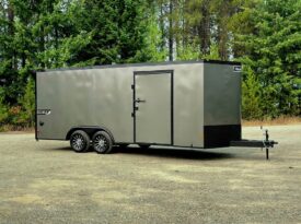 2026 Haulmark 8.5×20 Enclosed Trailer – Race Package, Cabinets, Blackout Trim