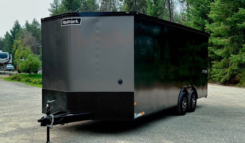 2026 Haulmark 8.5×20 Enclosed Trailer – Race Package, Cabinets, Blackout Trim