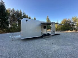 2026 Alcom NXT 8.5×20 Aluminum Enclosed Trailer | Gullwing Door | Flat Front