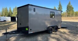 2026 Haulmark 7×16 Multi-purpose Trailer | Finished | Recessed E-tracks | Awning | RV Windows | 30 amp