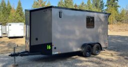 2026 Haulmark 7×16 Multi-purpose Trailer | Finished | Recessed E-tracks | Awning | RV Windows | 30 amp