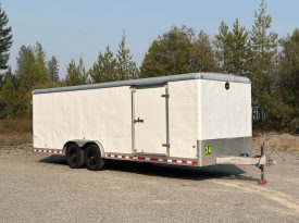 2008 Wells Cargo 8.5×24 Enclosed Trailer | Barn Doors | 12k axle