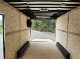 2026 Haulmark 8.5×18 Cargo Trailer | 90″ H | Beavertail | Phantom Trim