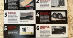 2026 Haulmark 8.5×18 Cargo Trailer | 90″ H | Beavertail | Phantom Trim
