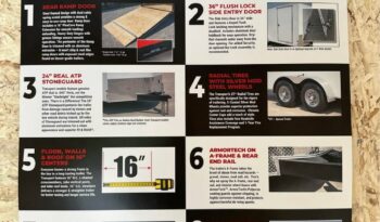 
										2026 Haulmark 8.5×18 Cargo Trailer | 90″ H | Beavertail | Phantom Trim full									