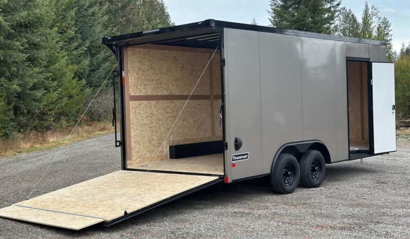 
								2026 Haulmark 8.5×18 Cargo Trailer | 90″ H | Beavertail | Phantom Trim full									