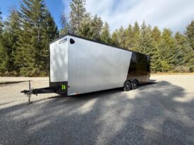 2026 Haulmark 8.5×24 Cargo/Car Hauler | Dual Color | Extra Tall 7’6” | Torsion Axles | Spoiler